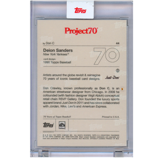 2021 Topps Project 70 Deion Sanders
