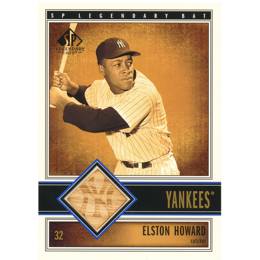 2002 Upper Deck SP Legendary Cuts Elston Howard Relic