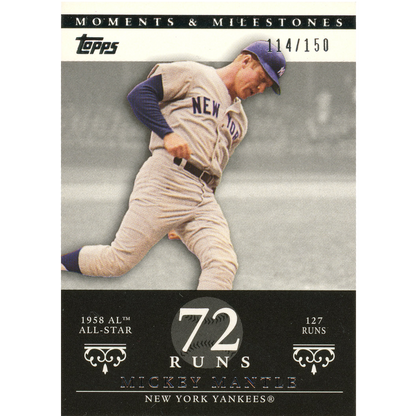 2007 Topps Moments & Milestones Mickey Mantle