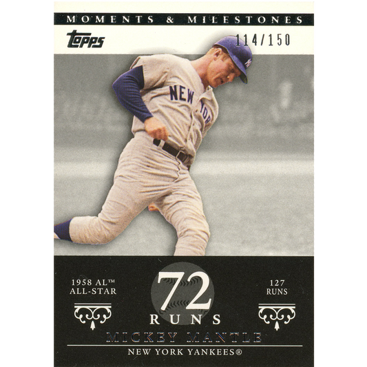 2007 Topps Moments & Milestones Mickey Mantle
