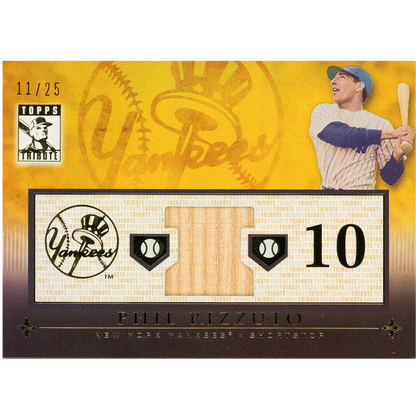 2010 Topps Tribute Phil Rizzuto Relic
