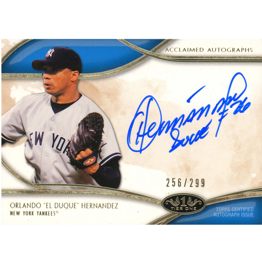 2014 Topps Tier One Orlando Hernandez Autograph