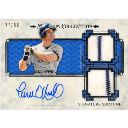 2014 Topps Museum Collection Paul O'Neill Dual Relic