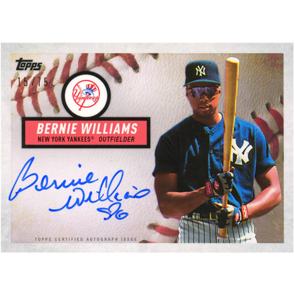 2019 Topps Brooklyn Bernie Williams Autograph