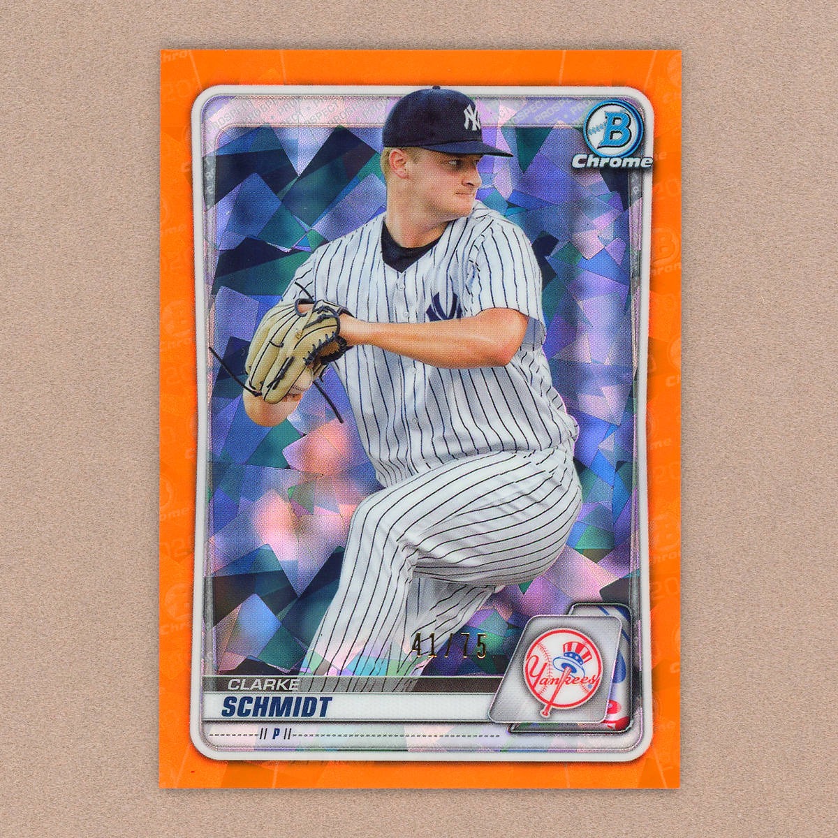 2020 Bowman Chrome Sapphire Clarke Schmidt (Orange)