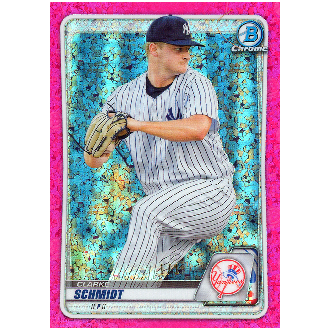 2020 Bowman Chrome Sapphire Clarke Schmidt (Padparadscha)
