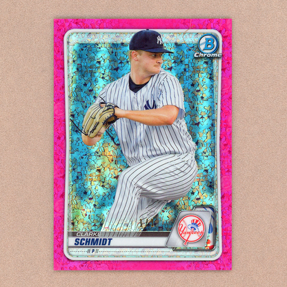 2020 Bowman Chrome Sapphire Clarke Schmidt (Padparadscha)