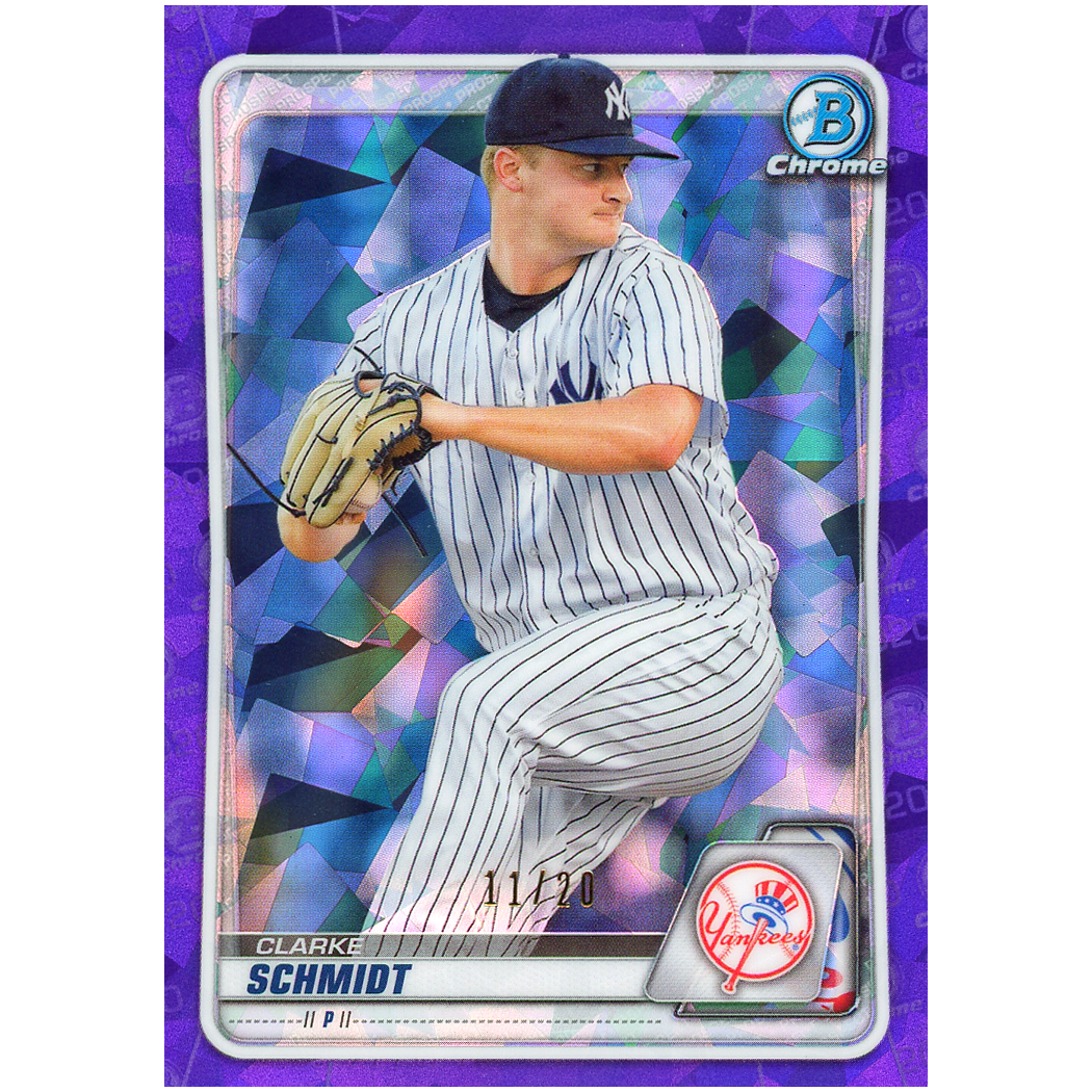 2020 Bowman Chrome Sapphire Clarke Schmidt (Purple)