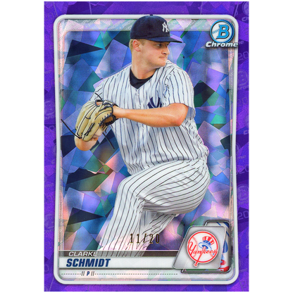 2020 Bowman Chrome Sapphire Clarke Schmidt (Purple)