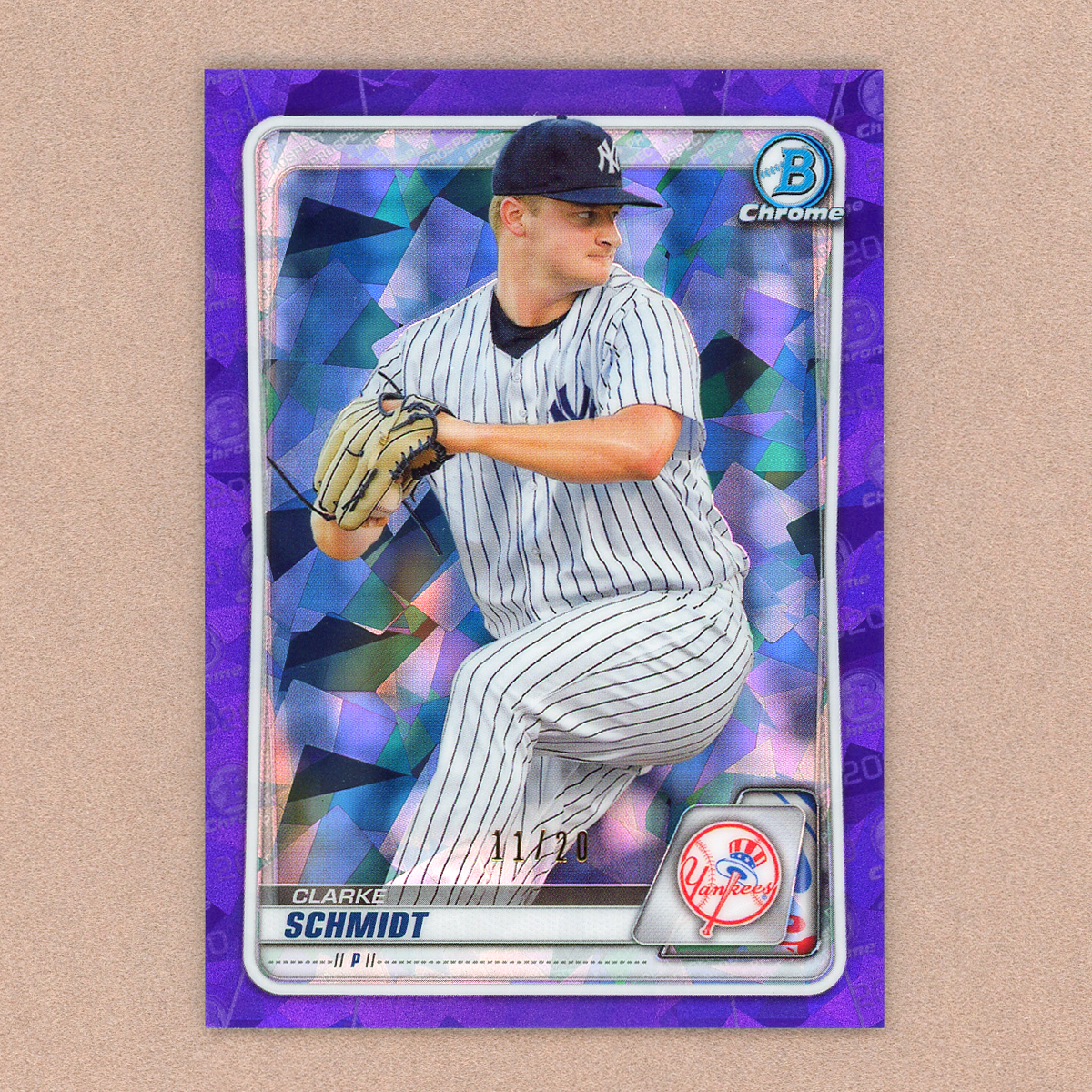 2020 Bowman Chrome Sapphire Clarke Schmidt (Purple)