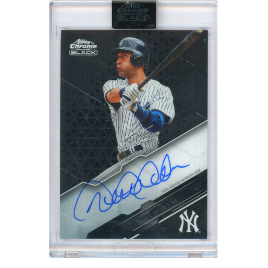 2020 Topps Chrome Black Derek Jeter Autograph