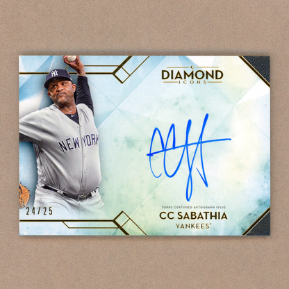 2020 Topps Diamond Icons C.C. Sabathia Autograph
