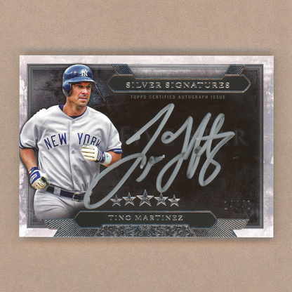 2020 Topps Five Star Tino Martinez Autograph (Silver Ink)