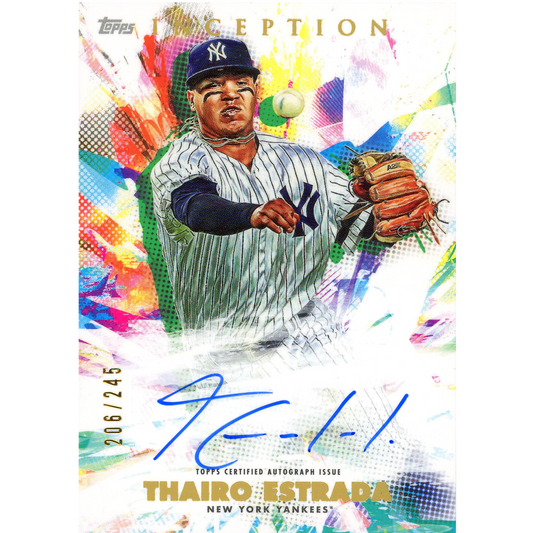 2020 Topps Inception Thairo Estrada Auto