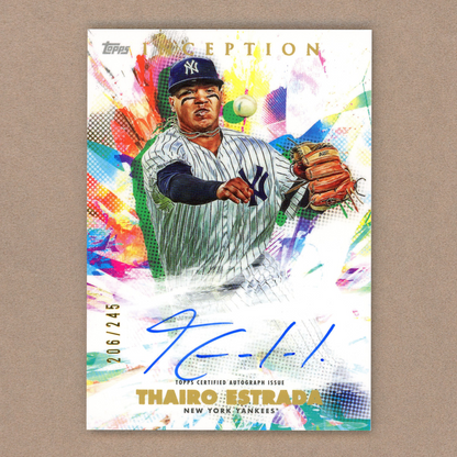 2020 Topps Inception Thairo Estrada Auto