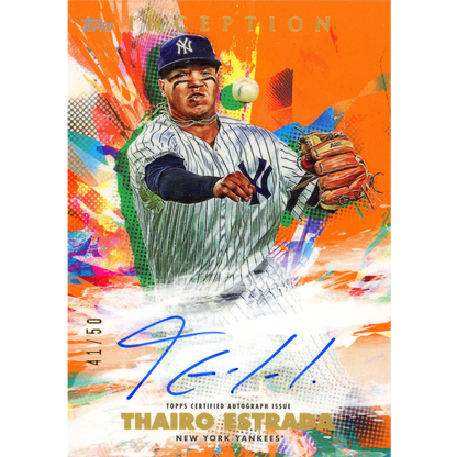 2020 Topps Inception Thairo Estrada Auto (Orange)