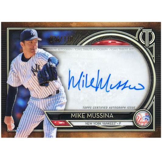 2020 Topps Tribute Mike Mussina Autograph