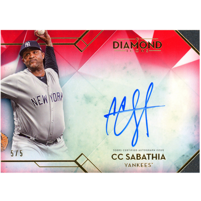 2020 Topps Diamond Icons C.C. Sabathia Autograph (Red)