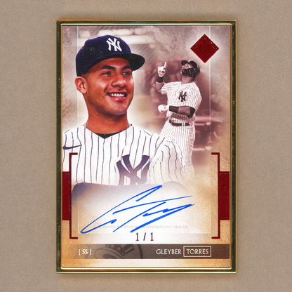 2020 Topps Transcendent Gleyber Torres Autograph (Red)