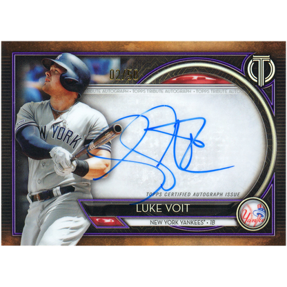 2020 Topps Tribute Luke Voit Autograph (Purple)
