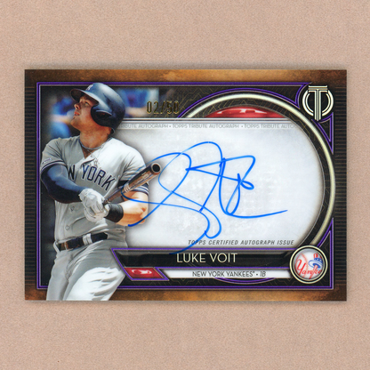 2020 Topps Tribute Luke Voit Autograph (Purple)