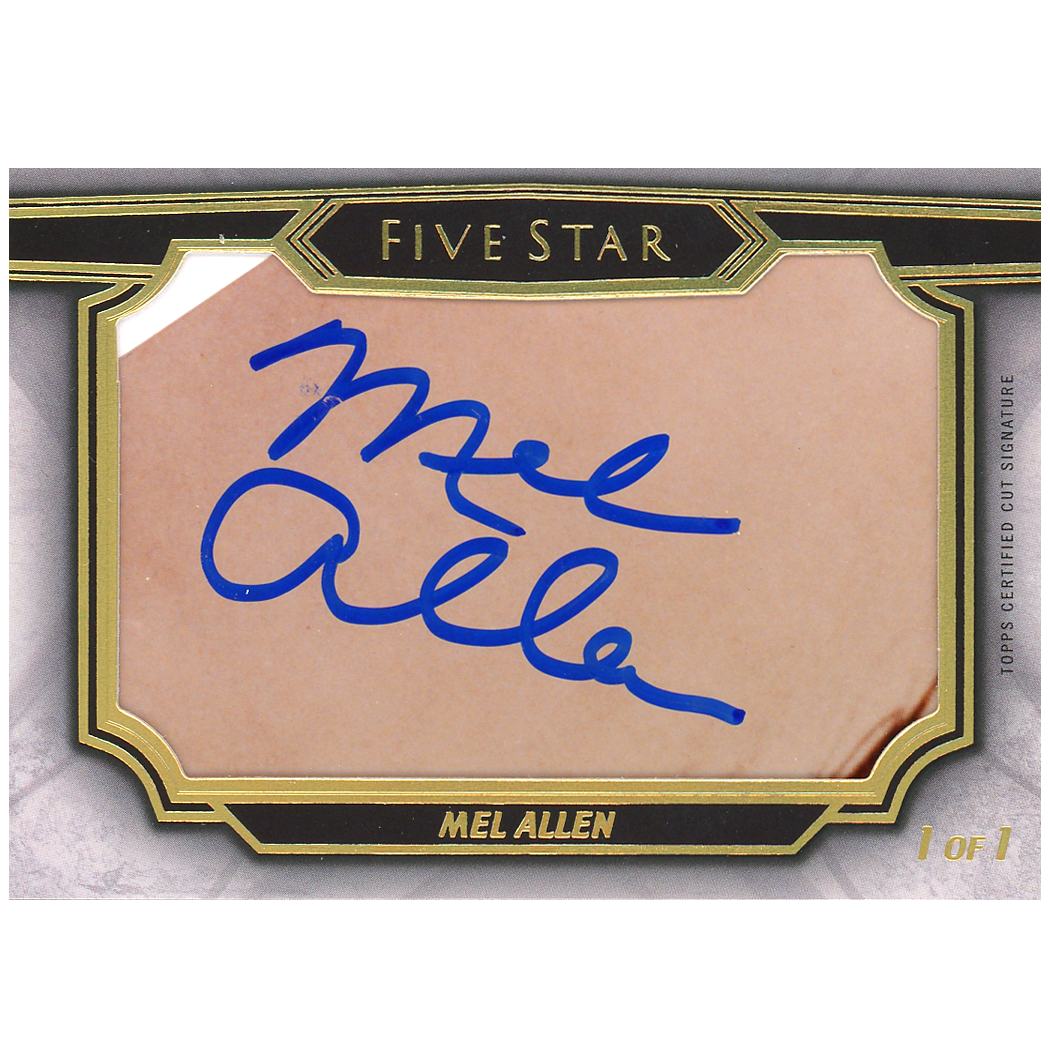2021 Topps Five Star Mel Allen Autograph