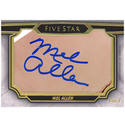 2021 Topps Five Star Mel Allen Autograph