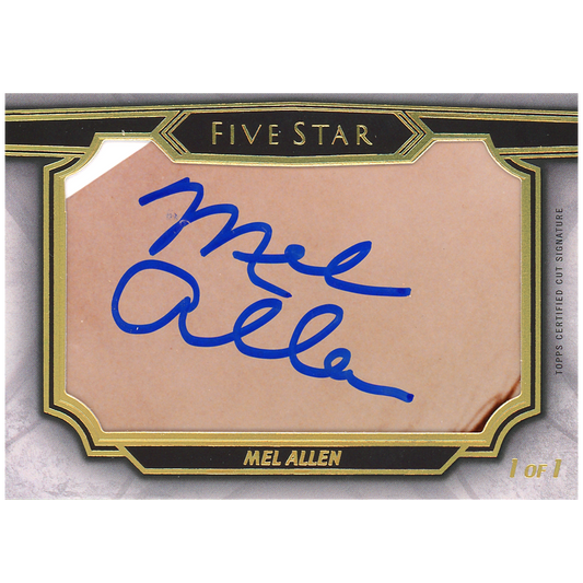 2021 Topps Five Star Mel Allen Autograph