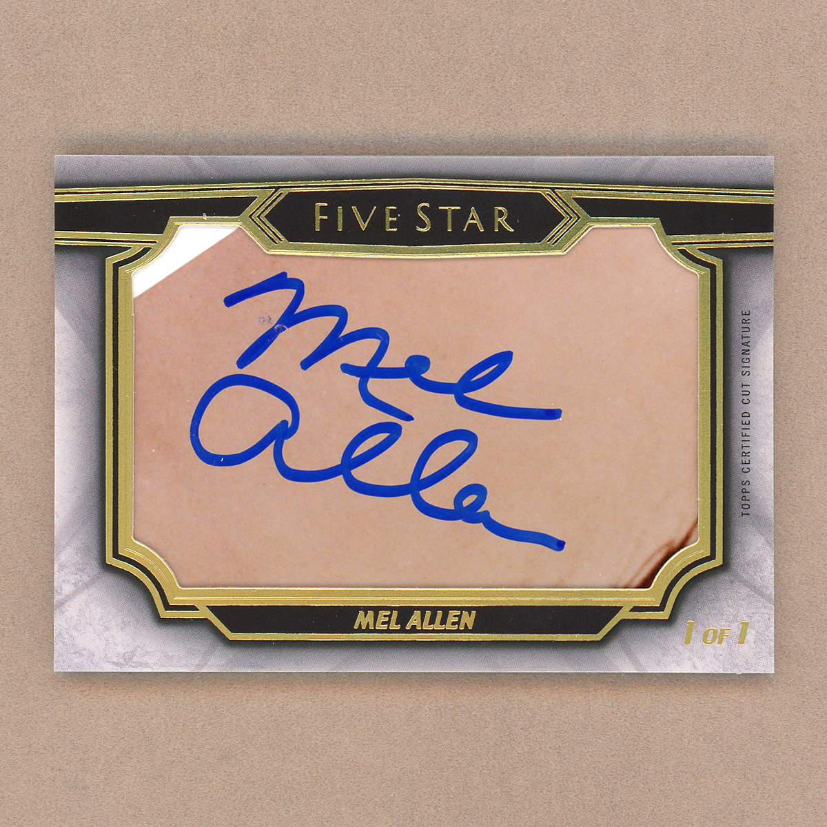 2021 Topps Five Star Mel Allen Autograph