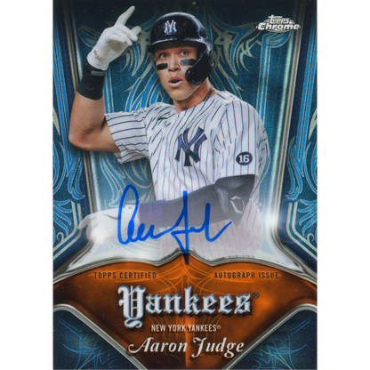 2022 Topps Chrome Aaron Judge Autograph (Orange)