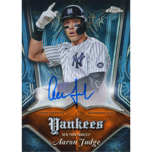 2022 Topps Chrome Aaron Judge Autograph (Orange)