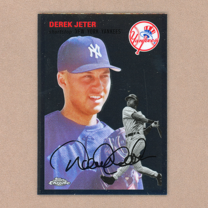 2023 Topps Chrome Platinum Anniversary Derek Jeter Image Variation