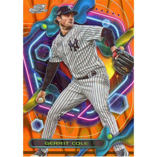 2023 Topps Cosmic Chrome Gerrit Cole (Orange Galactic)