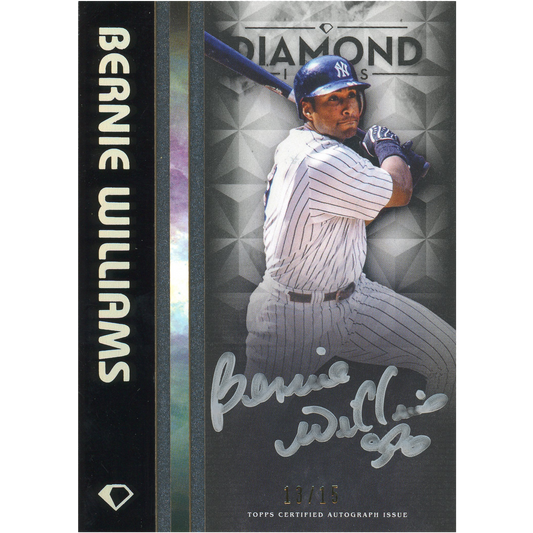 2023 Topps Diamond Icons Bernie Williams Autograph (Silver Ink)