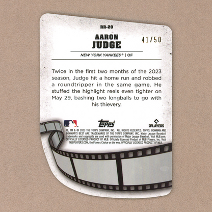 2023 Bowman's Best Aaron Judge Reel to Reel (Lava Refractor)