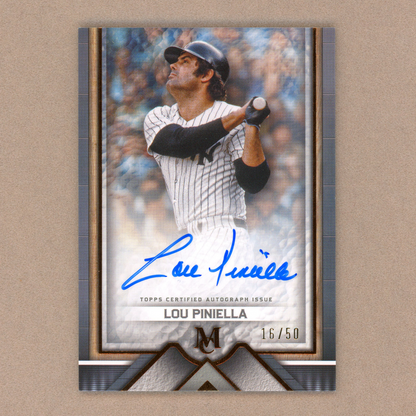 2023 Topps Museum Collection Lou Pinella Autograph (Copper)