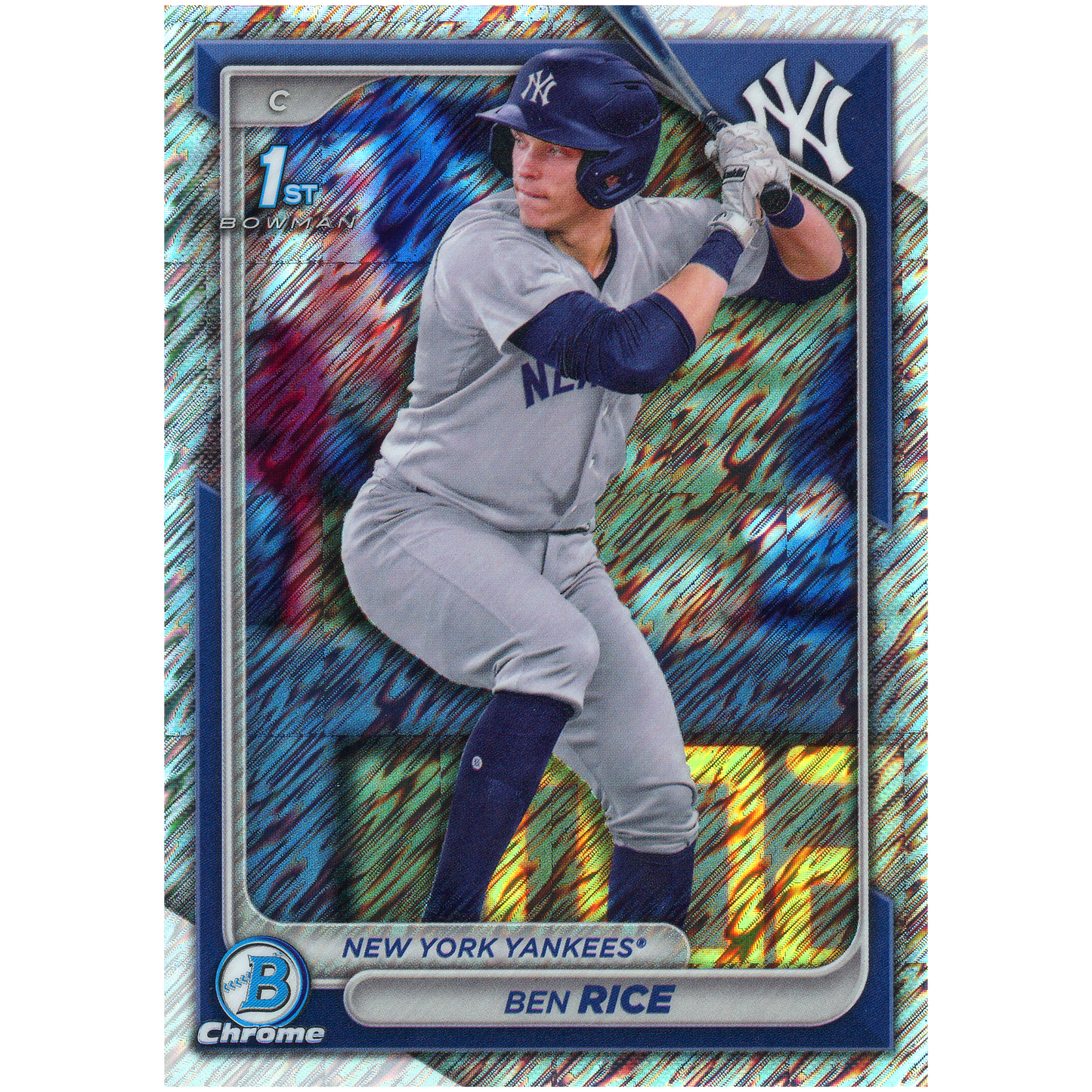 2024 Bowman Chrome Ben Rice Shimmer