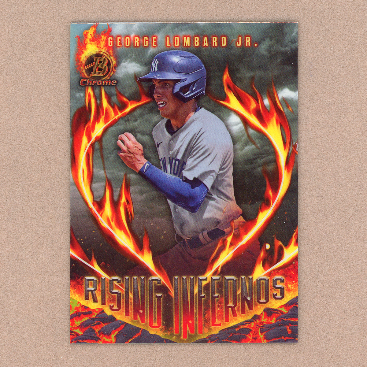 2024 Bowman Chrome George Lombard Jr. Rising Infernos