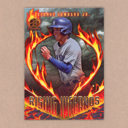 2024 Bowman Chrome George Lombard Jr. Rising Infernos
