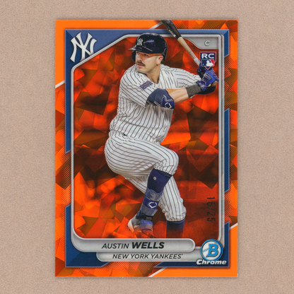 2024 Bowman Chrome Sapphire Austin Wells RC
