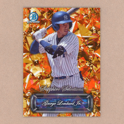 2024 Bowman Chrome Sapphire George Lombard Jr. Sapphire Selections (Gold)