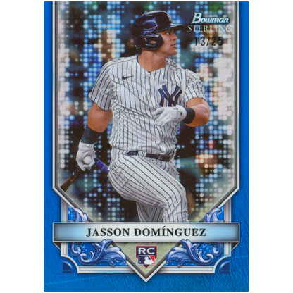 2024 Bowman Sterling Jasson Dominguez RC (Blue)