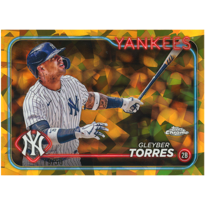 2024 Topps Chrome Sapphire Gleyber Torres (Gold)