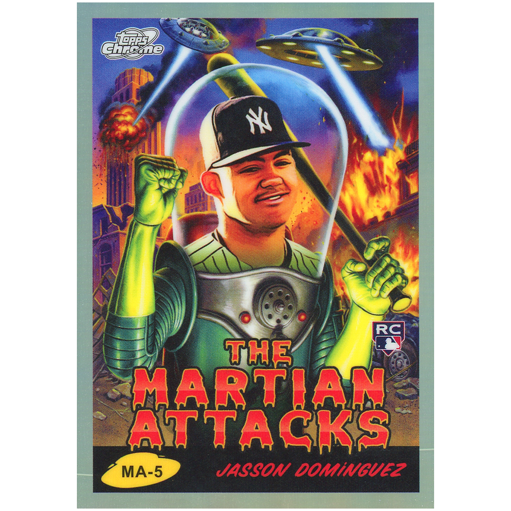 2024 Topps Cosmic Chrome Jasson Dominguez The Martian Attacks
