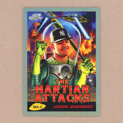 2024 Topps Cosmic Chrome Jasson Dominguez The Martian Attacks