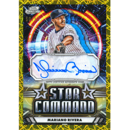 2024 Topps Cosmic Chrome Mariano Rivera Autograph (Gold)