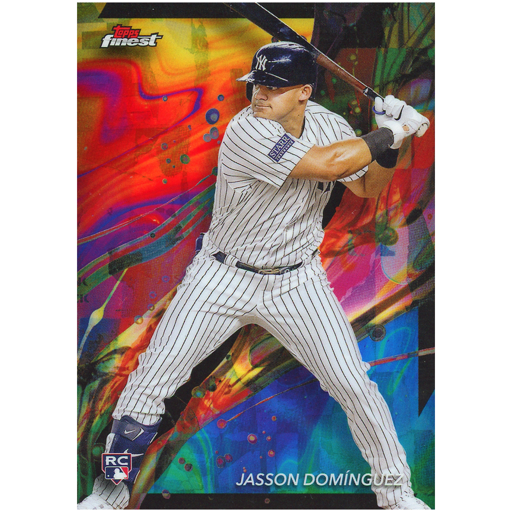 2024 Topps Finest Jasson Dominguez RC (Oil Spill - Common)