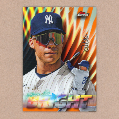 2024 Topps Finest Juan Soto Future So Bright (Orange)