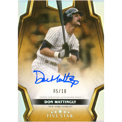 2024 Topps Five Star Don Mattingly (Gold)
