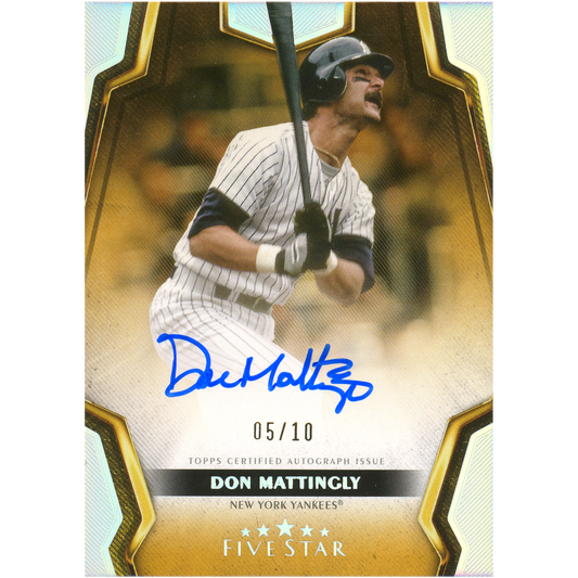 2024 Topps Five Star Don Mattingly (Gold)